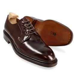 Plain Toe Blucher / Ptb|Cordovan Derby Shoes|Carmina CORDOVAN DERBY 531 DETROIT BURGUNDY