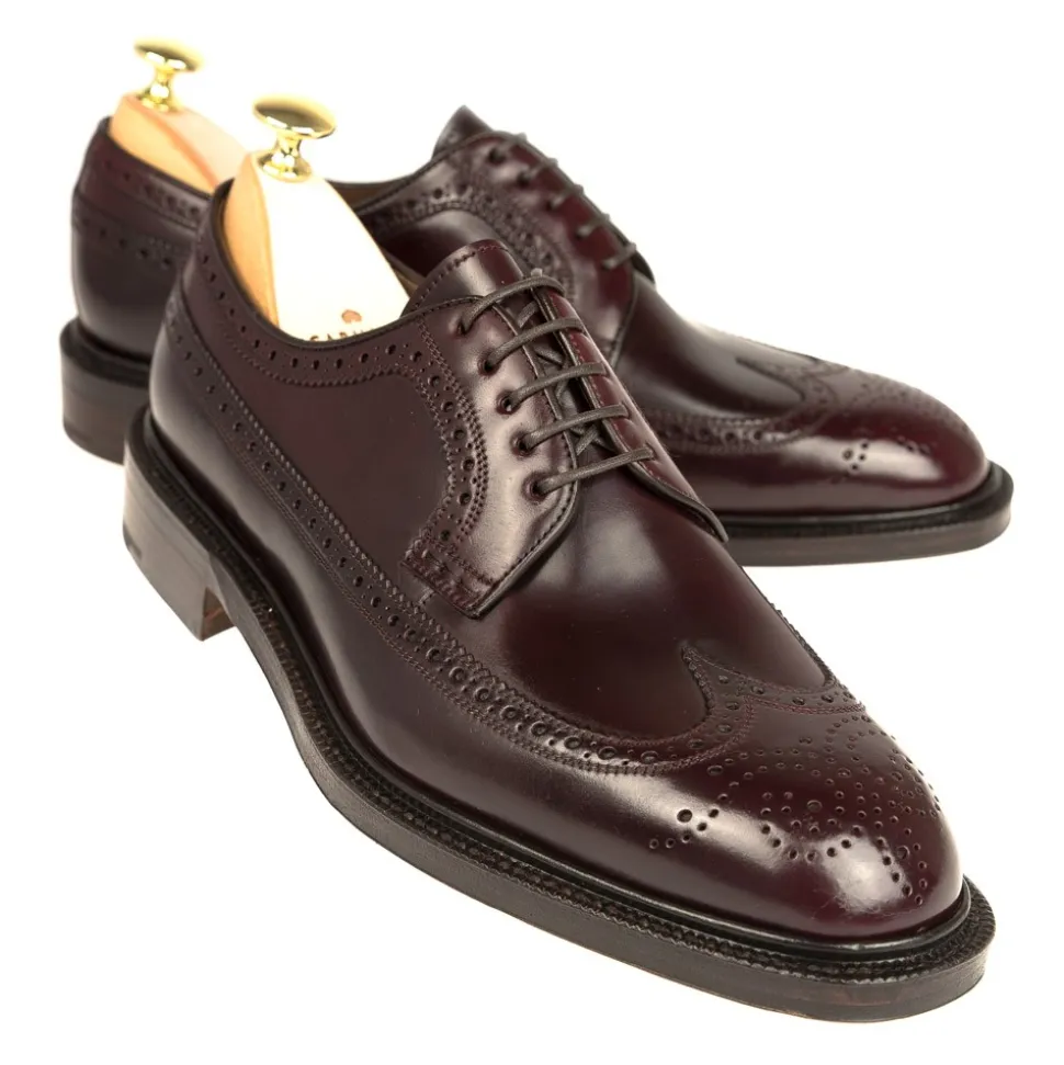 Longwing Derby|Cordovan Derby Shoes|Carmina CORDOVAN DERBY SHOES 532 DETROIT BURGUNDY