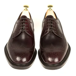 Longwing Derby|Cordovan Derby Shoes|Carmina CORDOVAN DERBY SHOES 532 DETROIT BURGUNDY