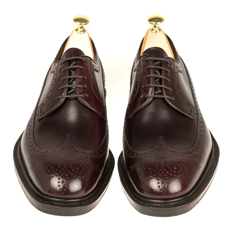 Longwing Derby|Cordovan Derby Shoes|Carmina CORDOVAN DERBY SHOES 532 DETROIT BURGUNDY