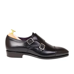 Double Monk Strap Shoes|Cordovan Monk Strap Shoes|Carmina CORDOVAN DOUBLE MONK STRAP 80250 INCA BLACK