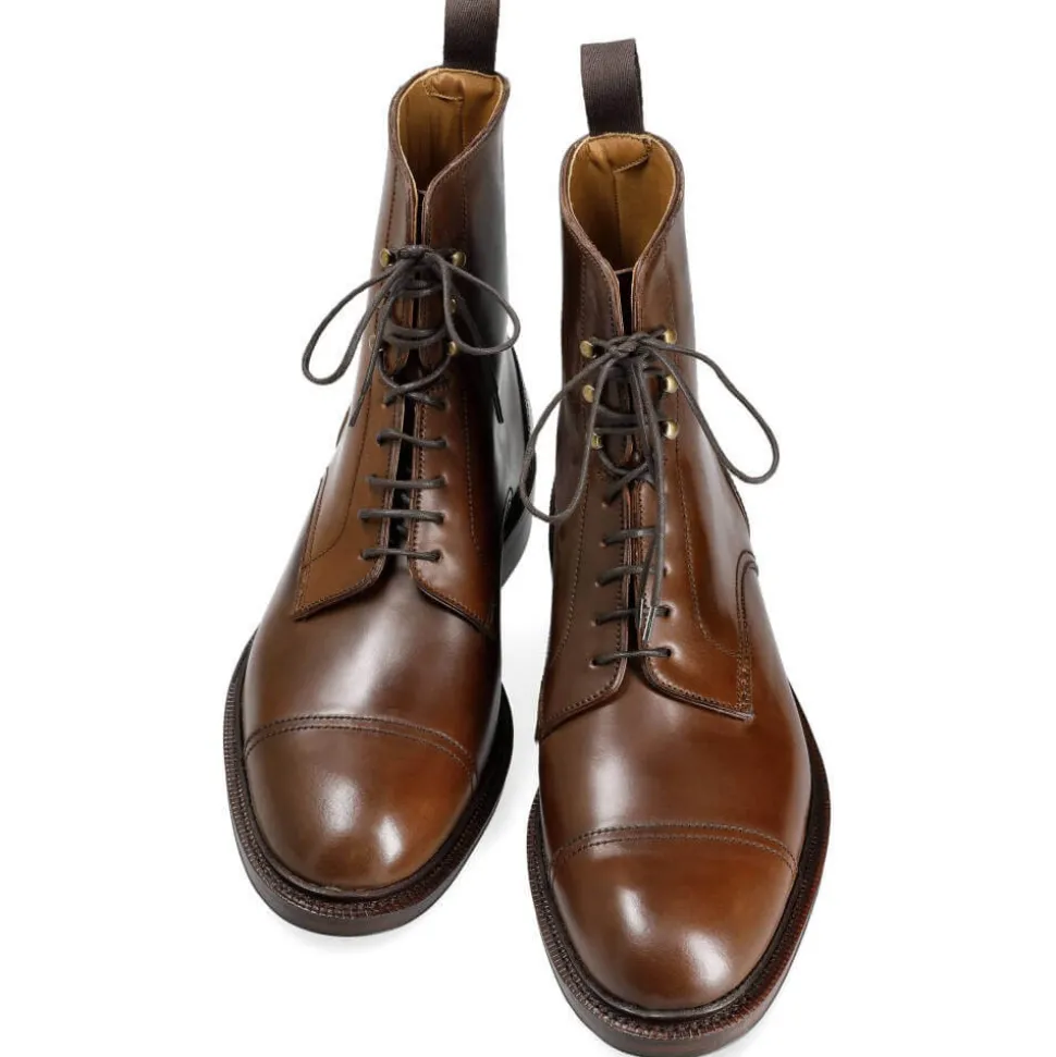 Cap Toe Boots|Cordovan Boots|Carmina CORDOVAN DRESS BOOTS 80184 OSCAR ARMAGNAC