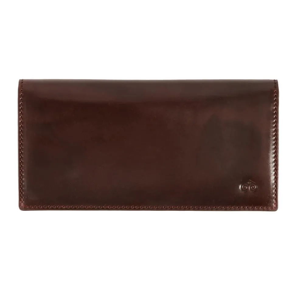 Wallet For Men|Carmina CORDOVAN LONG WALLET FOR MEN BURGUNDY