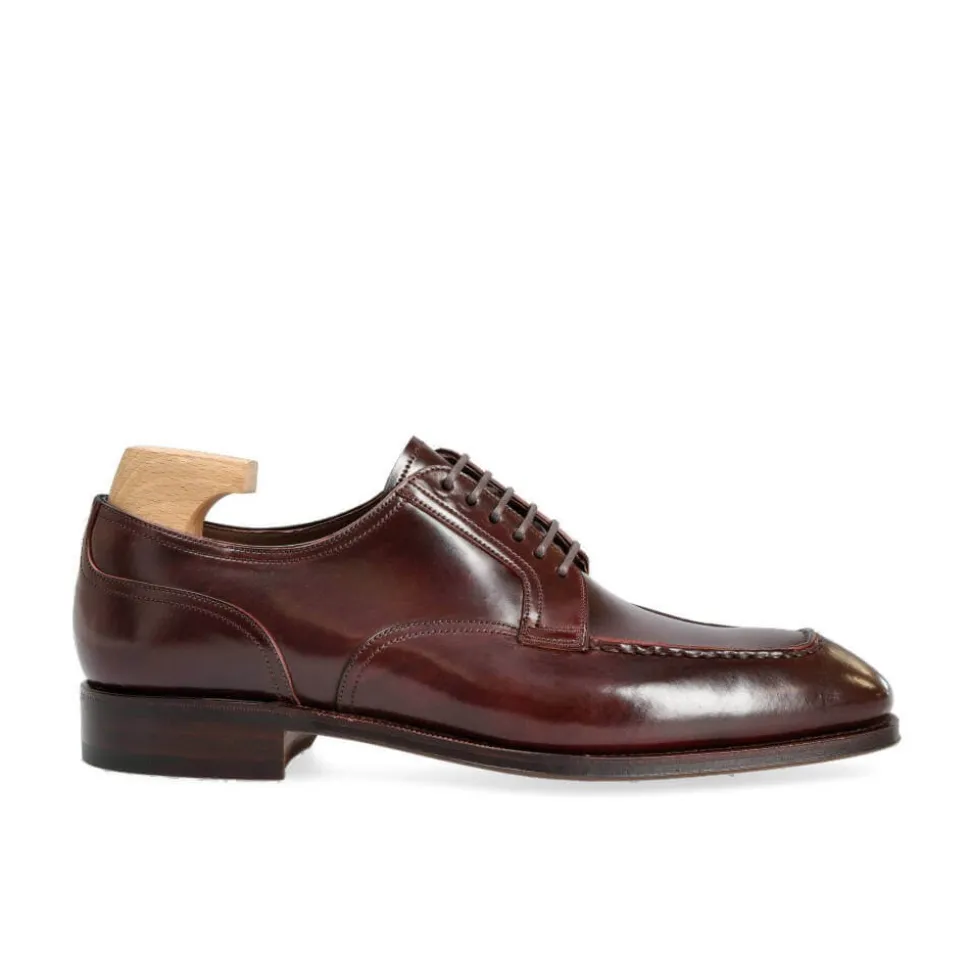 Norwegian Shoes|Cordovan Derby Shoes|Carmina CORDOVAN NORWEGIAN SHOES 80189 SIMPSON BURGUNDY