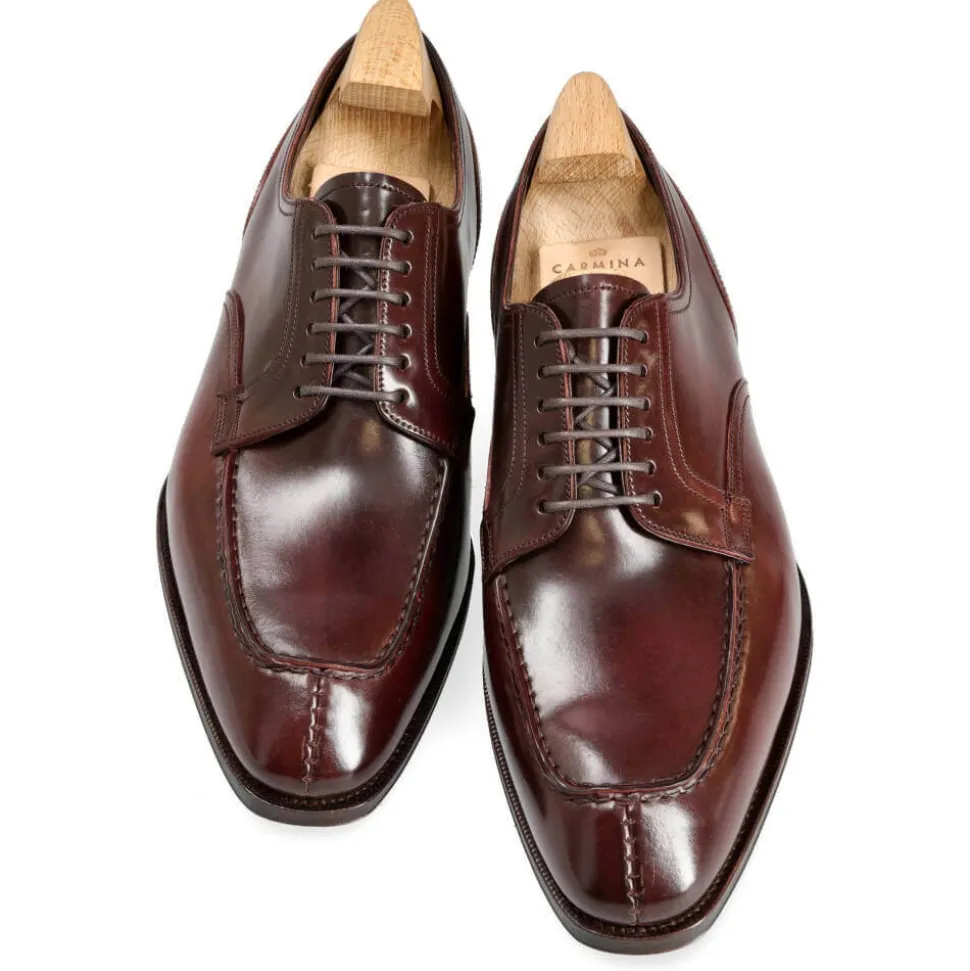 Norwegian Shoes|Cordovan Derby Shoes|Carmina CORDOVAN NORWEGIAN SHOES 80189 SIMPSON BURGUNDY