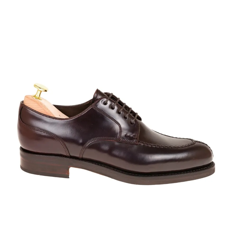 Norwegian Shoes|Cordovan Derby Shoes|Carmina CORDOVAN NORWEGIAN SHOES 80414 FOREST BURGUNDY