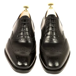 Wingtip Oxfords|Cordovan Oxfords Shoes|Carmina CORDOVAN OXFORDS 922 RAIN BLACK