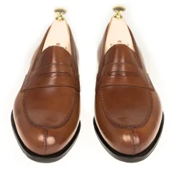 Penny Loafers|Carmina CORDOVAN PENNY LOAFERS 923 FOREST BOURBON
