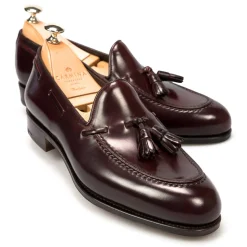 Tassel Loafers|Cordovan Loafers|Carmina CORDOVAN TASSEL LOAFERS 734 FOREST BURGUNDY