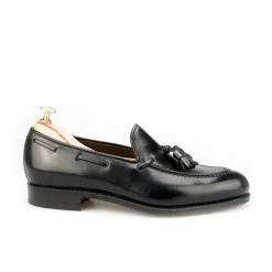 Tassel Loafers|Cordovan Loafers|Carmina CORDOVAN TASSEL LOAFERS 734 FOREST BLACK