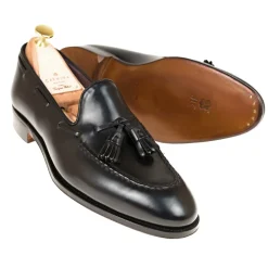 Tassel Loafers|Cordovan Loafers|Carmina CORDOVAN TASSEL LOAFERS 80481 UETAM BLACK