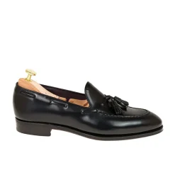 Tassel Loafers|Cordovan Loafers|Carmina CORDOVAN TASSEL LOAFERS 80481 UETAM BLACK