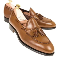 Tassel Loafers|Cordovan Loafers|Carmina CORDOVAN TASSEL LOAFERS 80481 UETAM BOURBON