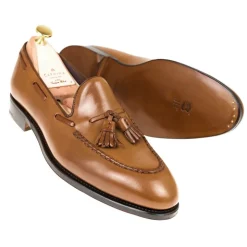 Tassel Loafers|Cordovan Loafers|Carmina CORDOVAN TASSEL LOAFERS 80481 UETAM BOURBON