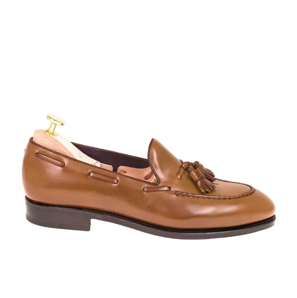 Tassel Loafers|Cordovan Loafers|Carmina CORDOVAN TASSEL LOAFERS 80481 UETAM BOURBON
