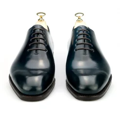 Cordovan Oxfords Shoes|Carmina CORDOVAN WHOLECUT 910 RAIN NAVY