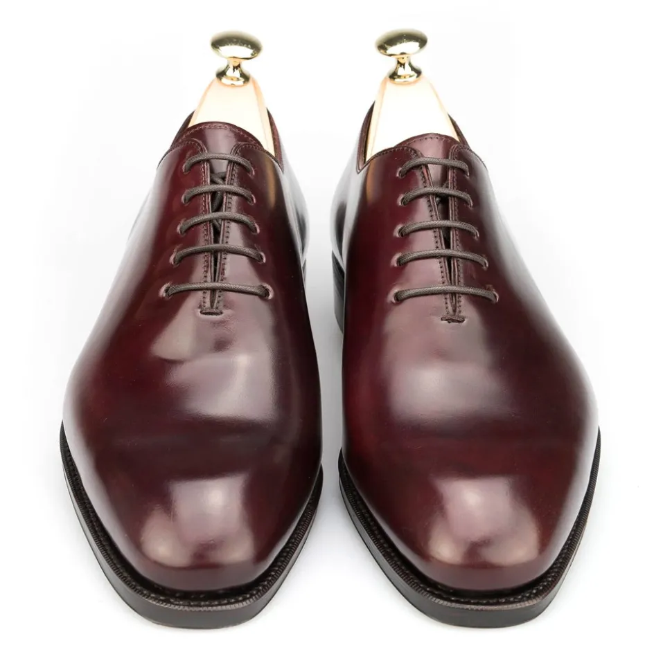 Wholecut Oxford|Cordovan Oxfords Shoes|Carmina CORDOVAN WHOLECUT OXFORD 910 RAIN BURGUNDY
