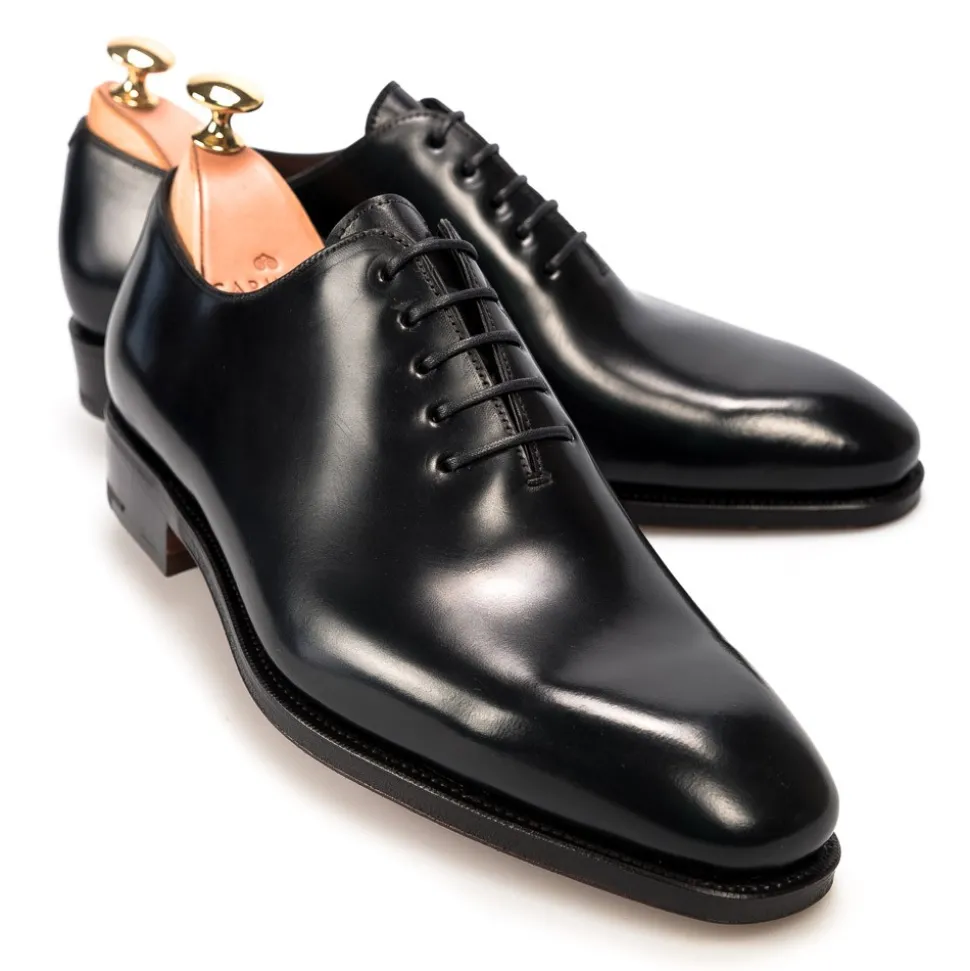 Wholecut Oxford|Cordovan Oxfords Shoes|Carmina CORDOVAN WHOLECUT OXFORD 910 RAIN BLACK