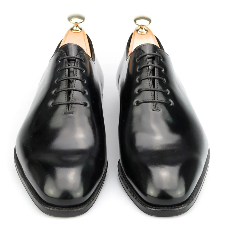Wholecut Oxford|Cordovan Oxfords Shoes|Carmina CORDOVAN WHOLECUT OXFORD 910 RAIN BLACK