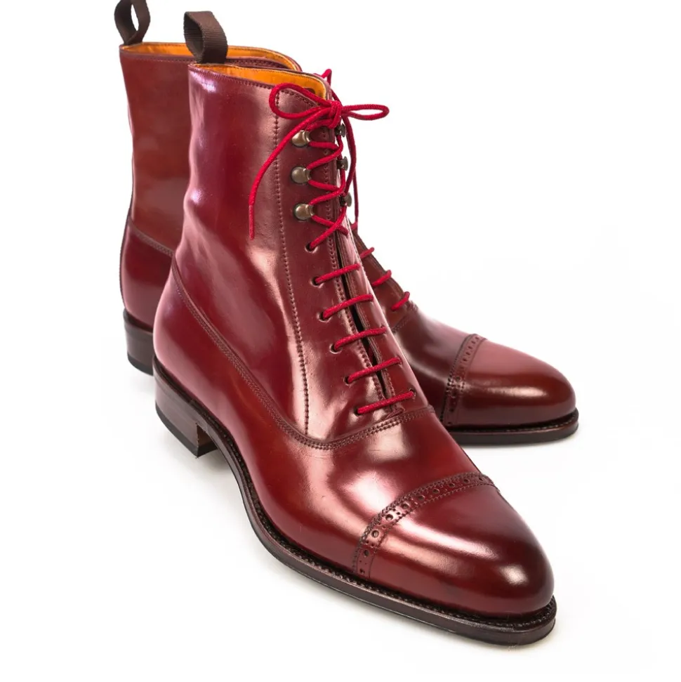 Women Cordovan|Balmoral Boots|Carmina CORDOVAN WOMEN BOOTS 1573 MADISON RUBI