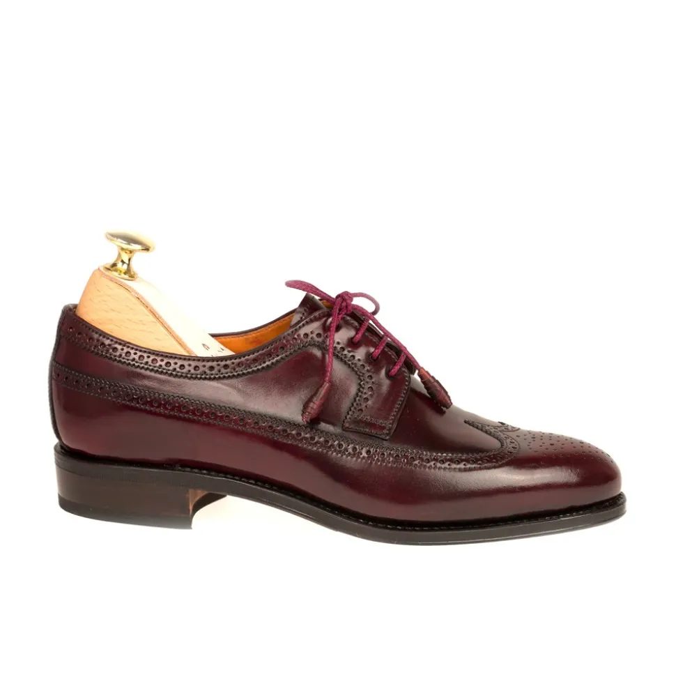 Women Cordovan|Wingtip Derby|Carmina CORDOVAN WOMEN SHOES 1428 MADISON BURGUNDY