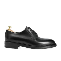 Plain Toe Blucher / Ptb|Carmina DERBY DRESS SHOES 531 DETROIT BLACK