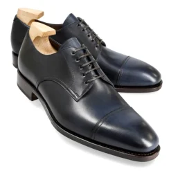 Cap Toe Derby|Carmina DERBY SHOES 80444 RAIN NAVY