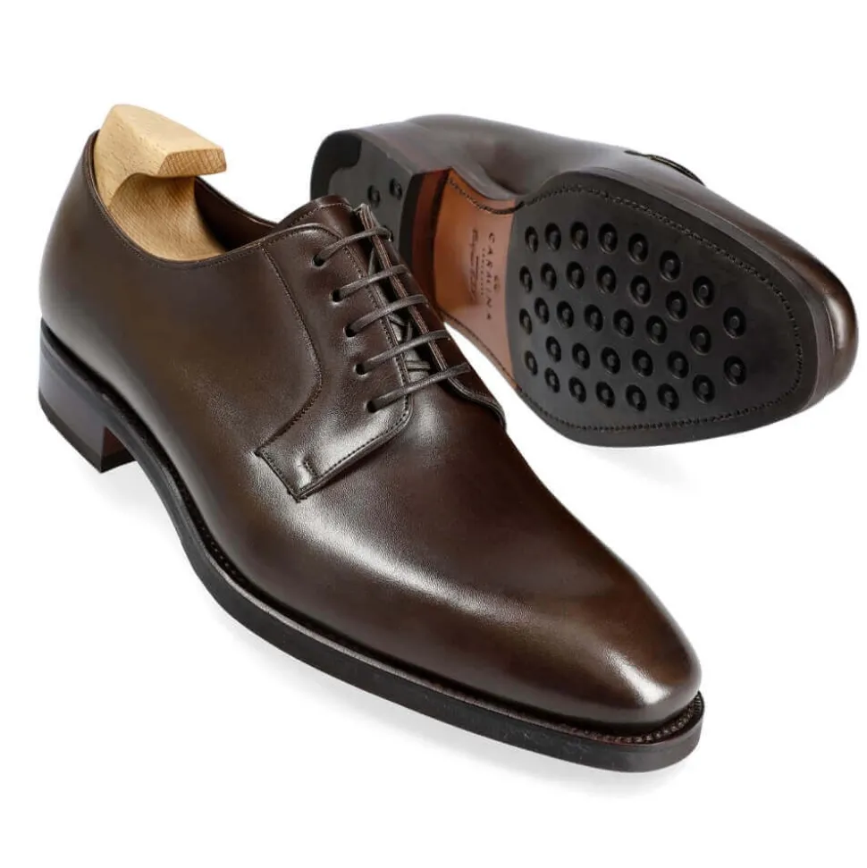 Plain Toe Blucher / Ptb|Carmina DERBY SHOES 80894 RAIN BROWN