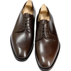 Plain Toe Blucher / Ptb|Carmina DERBY SHOES 80894 RAIN BROWN