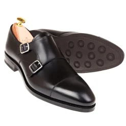 Double Monk Strap Shoes|Carmina DOUBLE MONK STRAP 80250 INCA BLACK