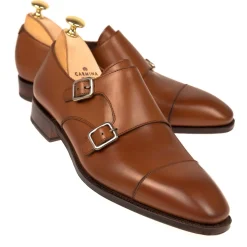 Double Monk Strap Shoes|Carmina DOUBLE MONK STRAP 10003 SIMPSON TANNED