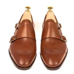 Double Monk Strap Shoes|Carmina DOUBLE MONK STRAP 10003 SIMPSON TANNED