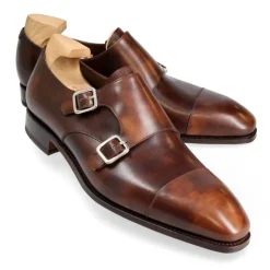 Double Monk Strap Shoes|Carmina DOUBLE MONK STRAP 10003 SIMPSON BROWN