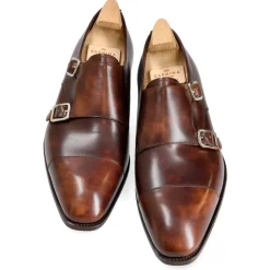 Double Monk Strap Shoes|Carmina DOUBLE MONK STRAP 10003 SIMPSON BROWN