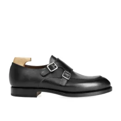 Double Monk Strap Shoes|Carmina DOUBLE MONK STRAP 80735 TIMS BLACK