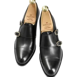 Double Monk Strap|Carmina DOUBLE MONK STRAP SHOES 1816 MADISON BLACK