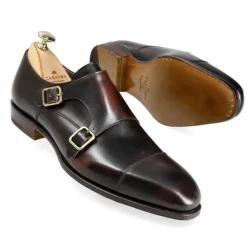 Double Monk Strap Shoes|Carmina DOUBLE MONK STRAPS 80626 COSTITX BURGUNDY