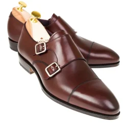 Double Monk Strap Shoes|Carmina DOUBLE MONK STRAPS 80250 INCA BURGUNDY