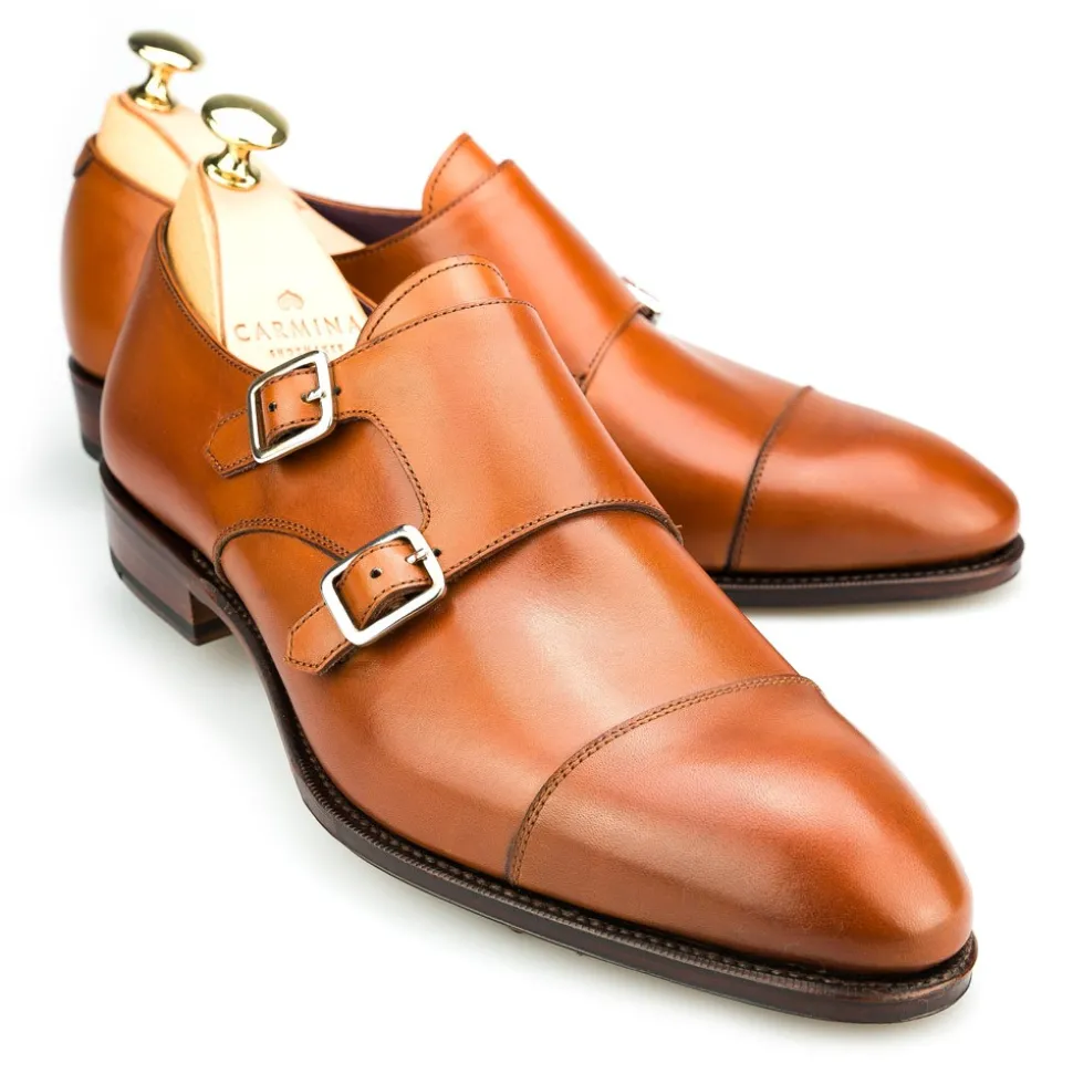 Double Monk Strap Shoes|Carmina DOUBLE MONK STRAPS 80250 INCA