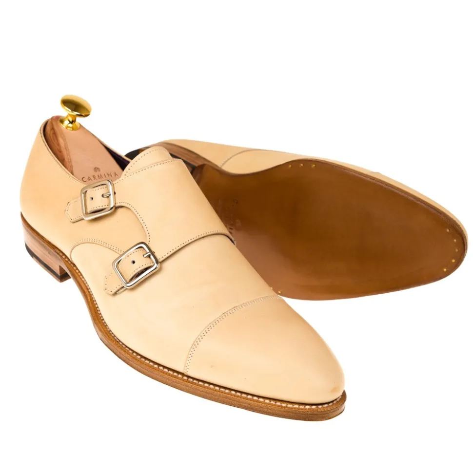 Double Monk Strap Shoes|Carmina DOUBLE MONK STRAPS 80250 INCA NATURAL