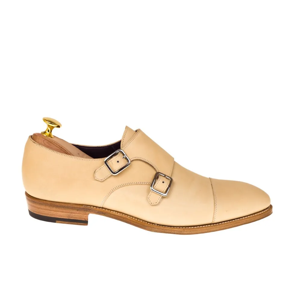 Double Monk Strap Shoes|Carmina DOUBLE MONK STRAPS 80250 INCA NATURAL