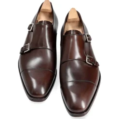 Double Monk Strap Shoes|Carmina DOUBLE MONK STRAPS 80544 RAIN BROWN