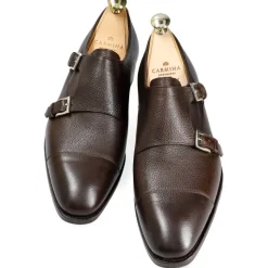 Double Monk Strap Shoes|Carmina DOUBLE MONK STRAPS 80544 RAIN BROWN