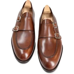 Double Monk Strap Shoes|Carmina DOUBLE MONK STRAPS 80735 TIMS BROWN