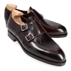 Double Monk Strap Shoes|Cordovan Monk Strap Shoes|Carmina DOUBLE MONK STRAPS 80735 TIMS BURGUNDY