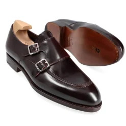 Double Monk Strap Shoes|Cordovan Monk Strap Shoes|Carmina DOUBLE MONK STRAPS 80735 TIMS BURGUNDY