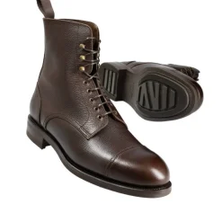 Men's Work Boots|Cap Toe Boots|Carmina DRESS BOOTS 80184 OSCAR BROWN