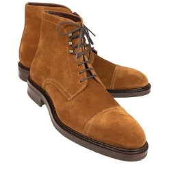 Men's Work Boots|Cap Toe Boots|Carmina DRESS BOOTS 80179 SOLLER TOBACCO