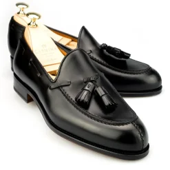 Tassel Loafers|Carmina DRESS LOAFERS 734 FOREST BLACK