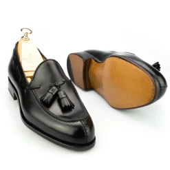Tassel Loafers|Carmina DRESS LOAFERS 734 FOREST BLACK